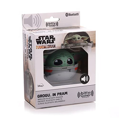 Bitty Boomers Star Wars: The Mandalorian - Grogu in Pram - Mini Bluetooth Speaker