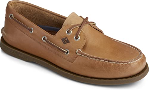 Sperry Men's A/O 2-Eye Boat Shoe, Sahara, 10 M US