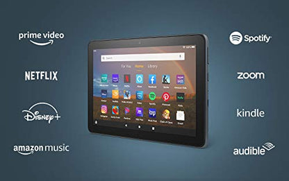 Certified Refurbished Fire HD 8 Plus tablet, HD display, 32 GB, (2020 release), our best 8" tablet for portable entertainment, Slate