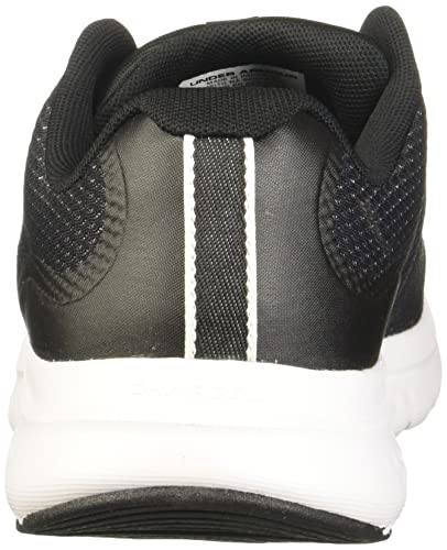 Under Armour Men's Charged Impulse 3 Running Shoe, (001) Black/Black/Metallic Silver, 13