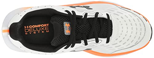 Under Armour Men's Charged Assert 10 Running Shoe, (101) White/White/Black, 10.5