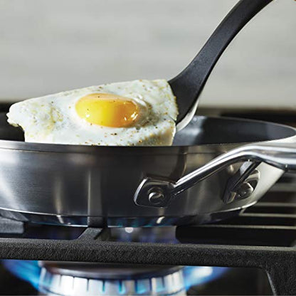 KitchenAid 3-Ply Base Brushed Stainless Steel Nonstick Fry Pan/Skillet, 9.5 Inch