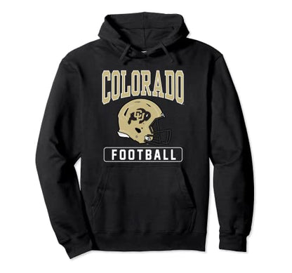 University of Colorado Buffaloes Football Helmet Pullover Hoodie