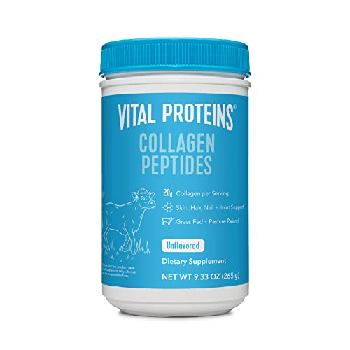 Vital Proteins Collagen Peptides Powder, Promotes Hair, Nail, Skin, Bone and Joint Health, Unflavored 9.33 OZ