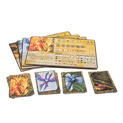 Greater Than Games Spirit Island: Feather & Flame More Spirits and Adversaries Come to Life with Spirit Island: Feather & Flame | Add to Your Spirit Island Core Game for Your Next Gaming Night