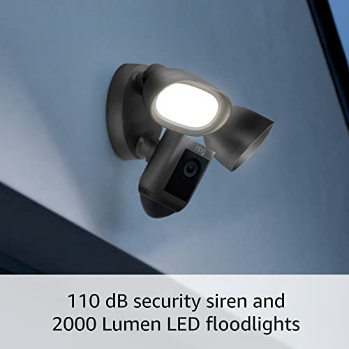 Introducing Ring Floodlight Cam Wired Pro with Bird’s Eye View and 3D Motion Detection, Graphite