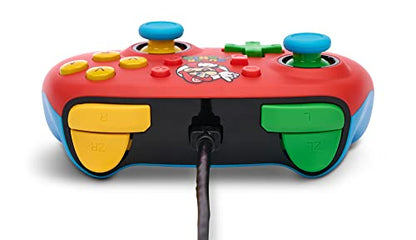 PowerA Nano Wired Controller for Nintendo Switch - Mario Bros., Comfortable Ergonomics, Officially licensed for Nintendo Switch and Nintendo Switch Lite