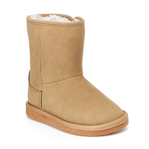 Simple Joys by Carter's Unisex Kai Winter Boot, Khaki Tan, 10 Toddler (1-4 Years)