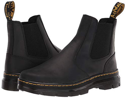 Dr. Martens unisex adult Chelsea Boot, Black Wyoming, 8 Women 7 Men US