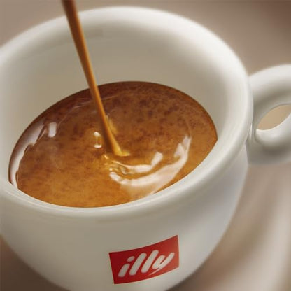 illy Ground Coffee Espresso - 100% Arabica Coffee Ground – Classico Medium Roast - Notes of Caramel, Orange Blossom & Jasmine - Rich Aromatic Profile - Precise Roast - No Preservatives – 8.8 Ounce