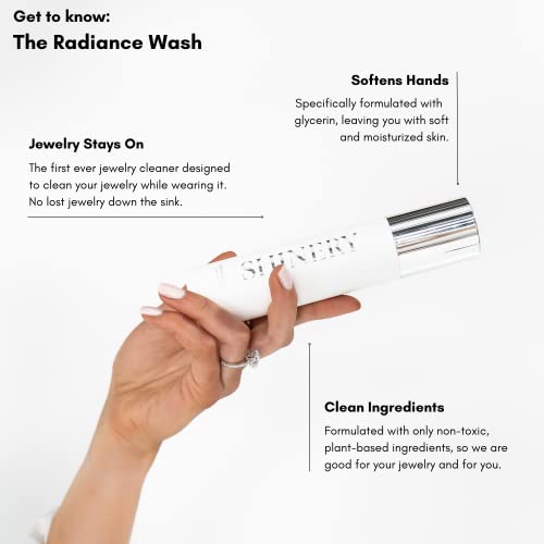 Shinery Radiance Wash, Jewelry Cleaner Solution for All Jewelry Types Including Silver, Gold, and Diamond Fine Luxury Jewelry Made in USA