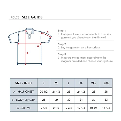 M MAELREG Golf Polo Shirts for Men Short Sleeve Performance Moisture Wicking Quick Dry Casual Collared Men’s Polo Shirts White