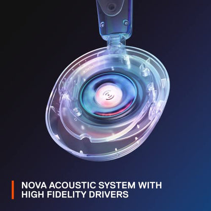 SteelSeries New Arctis Nova 1P Multi-System Gaming wired Headset — Hi-Fi Drivers — 360° Spatial Audio — Comfort Design — Durable — Lightweight—Noise-Cancelling Mic — PS5/PS4, PC, Xbox, Switch - Black