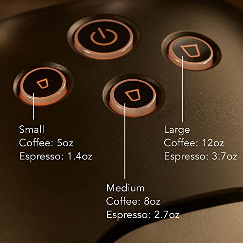 L'OR Barista System Coffee and Espresso Machine Combo by Philips, Black