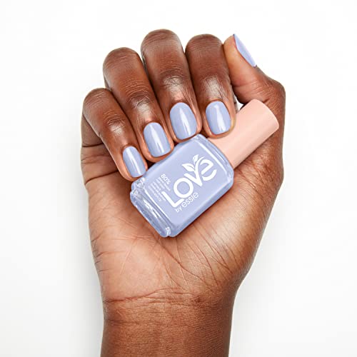 LOVE by essie Nail Polish, 80% Plant-based, Salon-Quality, Vegan, Soft Blue, Putting Myself First, 0.46 Fl Oz