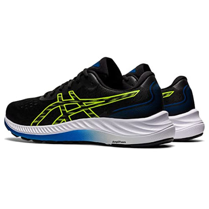 ASICS Men's Gel-Excite 9 Running Shoes, 10, Black/Hazard Green