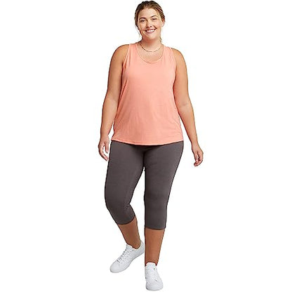 Just My Size Women's Plus-SizeStretch Jersey Capri Length Leggings