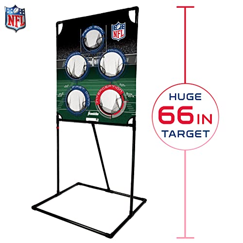 Franklin Sports NFL Football Target Toss Game - Football Throwing Game for Kids + Adults - Boys + Girls Football Game Set with (4) Mini Footballs