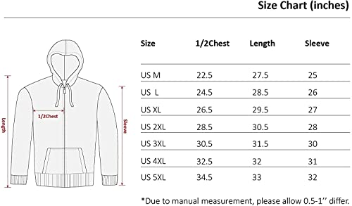 SWISSWELL Fleece Lined Hoodies for Men Zip Up Hoodie Heavyweight Warm Winter Thick Heavy Sweatshirt Insulated Black Grey 2XL