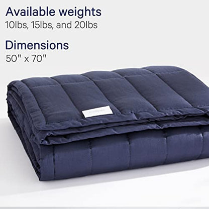 Casper Sleep Weighted Blanket, 10 lbs, Indigo