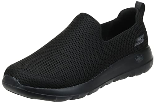 Skechers mens Go Max-athletic Air Mesh Slip on Walking Shoe, Black, 10.5 US, 54600-BBK