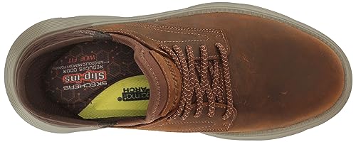 Skechers Men's Garza-Gervin Slip-in Moccasin, Brown, 11