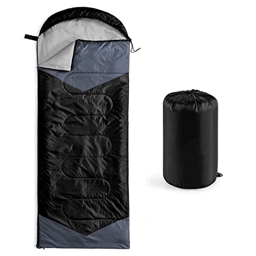 oaskys Camping Sleeping Bag - 3 Season Warm & Cool Weather - Summer Spring Fall Lightweight Waterproof for Adults Kids - Camping Gear Equipment, Traveling, and Outdoors