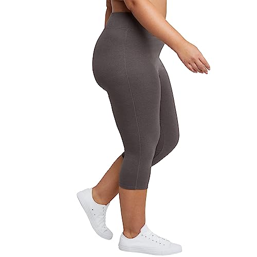 Just My Size Women's Plus-SizeStretch Jersey Capri Length Leggings