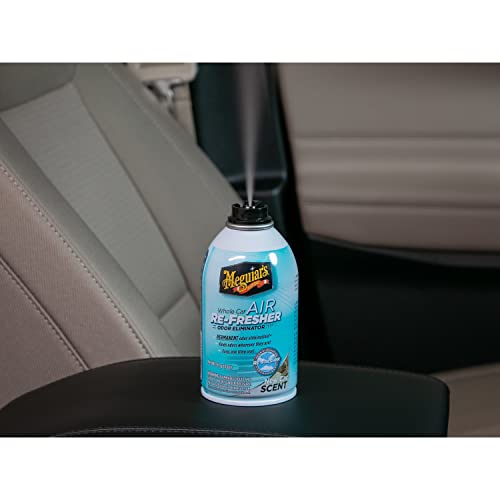 Meguiar's Whole Car Air Refresher, Odor Eliminator Spray Eliminates Strong Vehicle Odors, New Car Scent - 2 Oz Spray Bottle