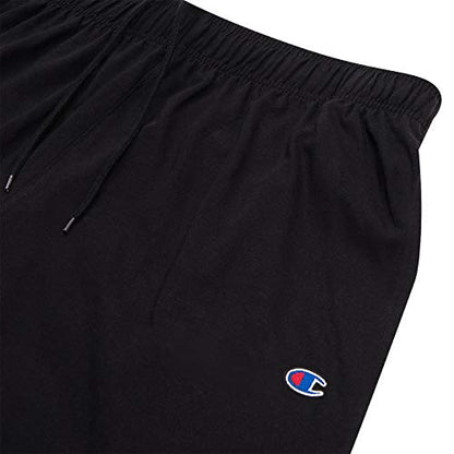 Champion Big and Tall Joggers for Men – Mens Lightweight Jersey Workout Pants Black