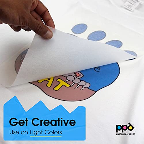 PPD Inkjet Iron-On Dark T Shirt Transfers Paper 11x17" Pack of 10 Sheets (PPD-107-10)
