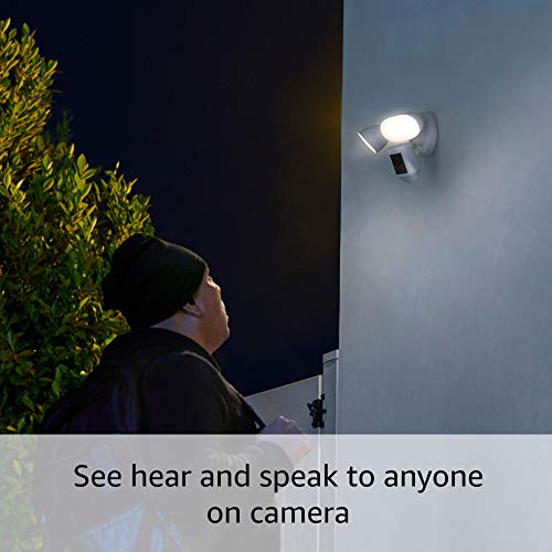 Introducing Ring Floodlight Cam Wired Pro with Bird’s Eye View and 3D Motion Detection, Graphite