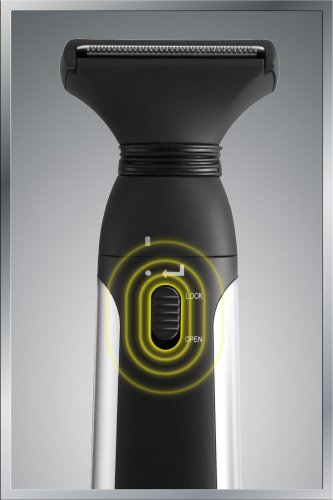 MANGROOMER - ULTIMATE PRO Back Shaver with 2 Shock Absorber Flex Heads, Power Hinge, Extreme Reach Handle and Power Burst