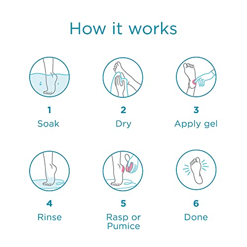 Lee Beauty Professional Callus Remover for Feet - 8 Oz, Original, Powerful Formulation - Extra Strength Gel, Home Pedicure Foot Spa Results - Cracked & Dead Dry Skin Supplies