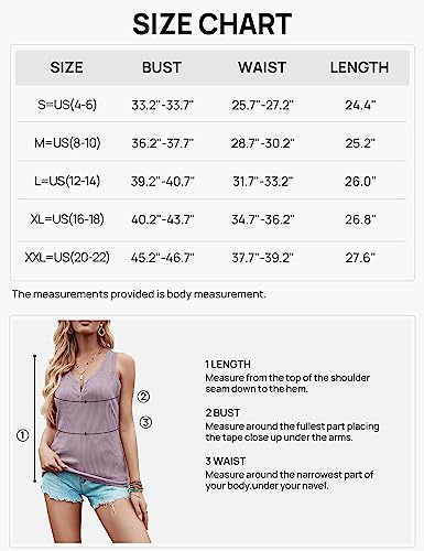 MEROKEETY Womens 2021 Casual Tank Tops Summer Solid Color Ribbed Sleeveless Basic Shirts