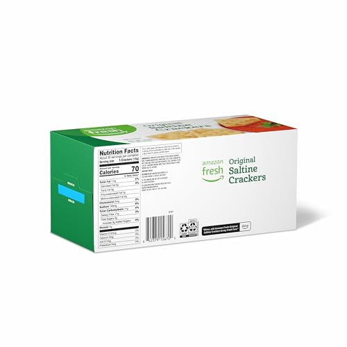 Amazon Fresh, Original Saltine Crackers, 16 Oz (Previously Happy Belly, Packaging May Vary)