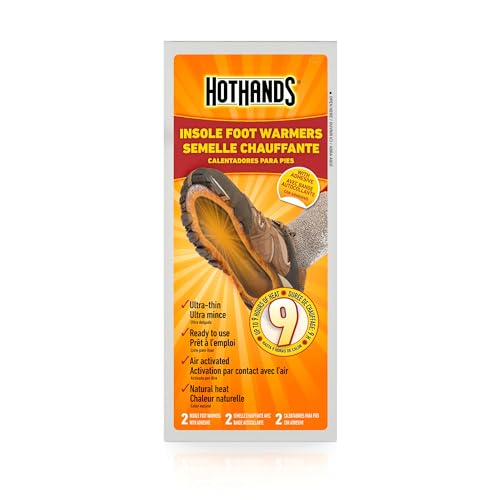 HotHands Insole Foot Warmers With Adhesive Value Pack (5-Pairs)