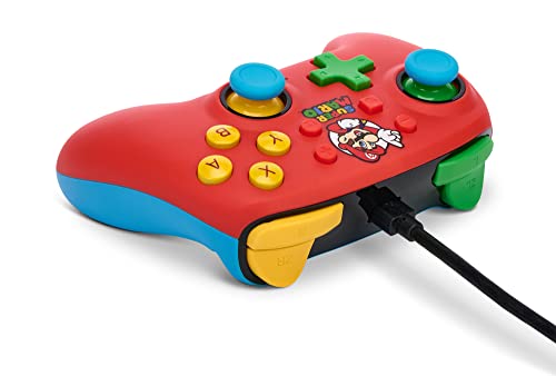 PowerA Nano Wired Controller for Nintendo Switch - Mario Bros., Comfortable Ergonomics, Officially licensed for Nintendo Switch and Nintendo Switch Lite