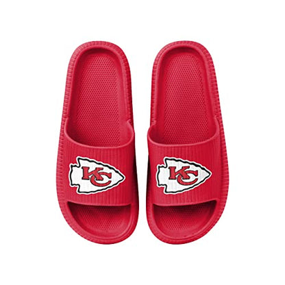 FOCO Kansas City Chiefs NFL Womens Team Color Pillow Slides - XL