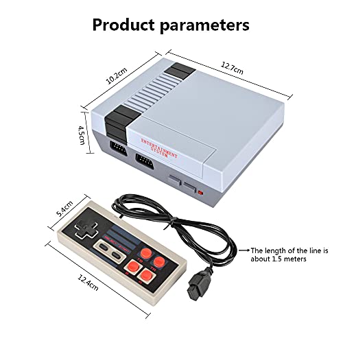 Classic Retro Game Console HDMI Input, Mini Classic Game Console Built-in with 621 Retro Games Dual Players Mode for Dual Players Kids, Adult, Children Gift, Valentine/Birthday Gift