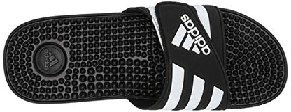 adidas Performance adissage Sandal, black/white/black, 10 M US