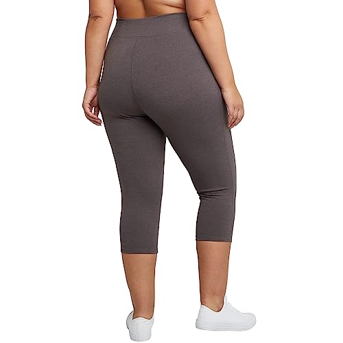 Just My Size Women's Plus-SizeStretch Jersey Capri Length Leggings