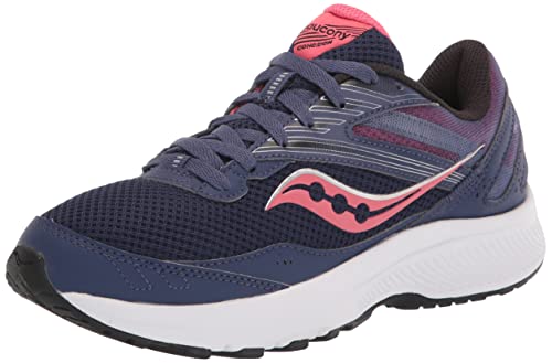 Saucony Women's Cohesion 15 Running Shoe, Cobalt/Punch, 7