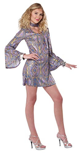 Disco Sensation Dress Costume Medium Multi