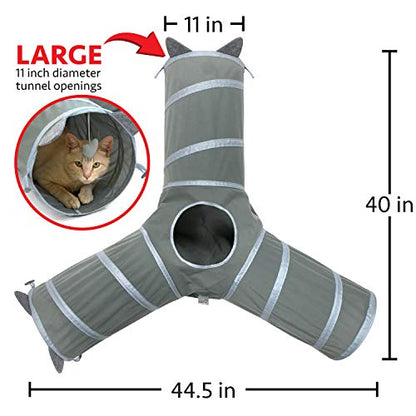 Kitty City Cat Tunnel, Cat Bed, Tunnel, Cat and Kitty Toys