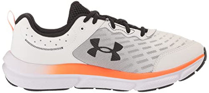 Under Armour Men's Charged Assert 10 Running Shoe, (101) White/White/Black, 10.5