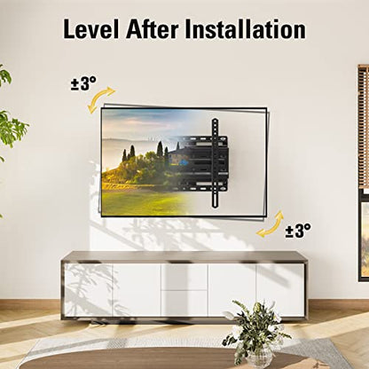 Mounting Dream TV Wall Mount for 32-65 Inch TV, TV Mount with Swivel and Tilt, Full Motion TV Bracket with Articulating Dual Arms, Fits 16inch Studs, Max VESA 400X400 mm, 99lbs, MD2380