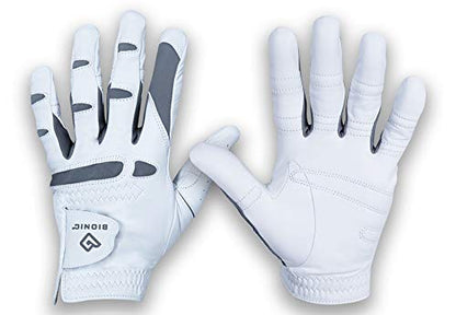 Bionic Gloves Men's Performance Grip Pro Premium Leather Golf Glove (3X-Large, Left)