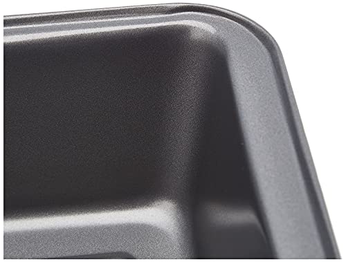 Amazon Basics Rectangular Baking Bread Loaf Pan, 9.5 x 5 Inch, Set of 2, Gray