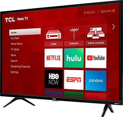 TCL 32S327 32 Inch 3-Series Roku Smart HD TV (Renewed)